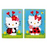 Vervaco Embroidery Kit Cards - Hello Kitty - Ladybug - Set of 2