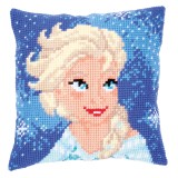 Vervaco Cross Stitch  Cushion Kit - Disney - Elsa
