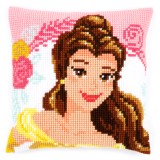 Cross Stitch Kit: Cushion: Disney: Beauty and the Beast - Enchanted Beauty