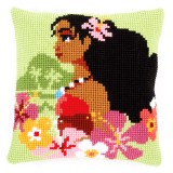 Cross Stitch Kit: Cushion: Disney: Moana Island Girl