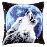 Cross Stitch Kit: Cushion: Wolf