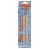 Pony Double Ended Knitting Pins Set of Five Maple 20cm x 7.5mm