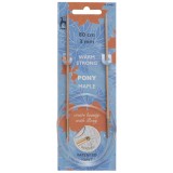Pony Interchangeable Circular Knitting Pins Maple 80cm x 3mm