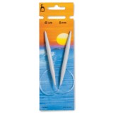 Pony Fixed Circular Knitting Pins Classic 40cm x 8.00mm