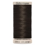 Gutermann Hand Quilt 200m Dark Brown