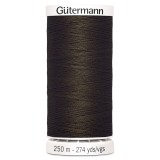 Gutermann Sew All 250m Chocolate Brown