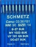 Schmetz Industrial Needles System B27 Ballpoint Canu 03:36 Pack 10 - Size 120