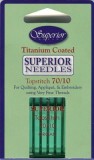 Superior Titanium Needles Size 70/10 -  Pack 5