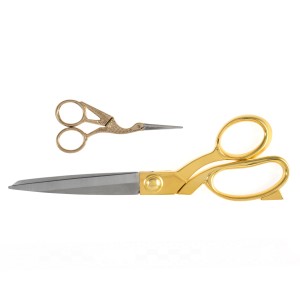 Scissors Gift Set Dressmaking (25cm) and Embroidery (11.5cm) Gold