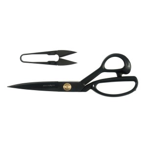 Scissors Gift Set Dressmaking Scissors: Heavy Duty (23cm) and Thread Snips (10cm) Black