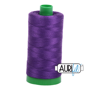 Aurifil 40 2545 Medium Purple Large Spool 1000m