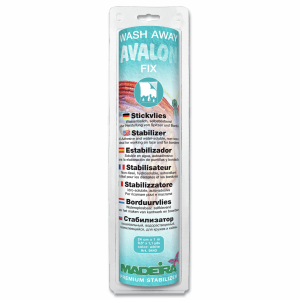 Avalon Fix Madeira Wash Away Stabiliser White Variable Sizes