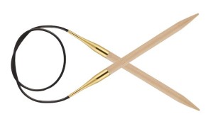 KnitPro Basix Birch 100cm Fixed Circular Needle