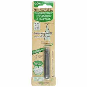 Clover Chaco Liner: Pen Style: Refill Cartridge: Silver