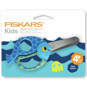 Fiskars Kids Animal Scissors Fish 13cm