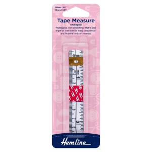 Hemline Tape Measure Analogical Metric/Imperial - 150cm