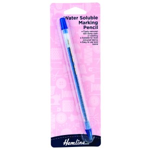 Hemline Pencil Water-Soluble 3mm Blue