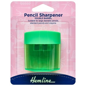 Hemline Pencil Sharpener - Double Barrel