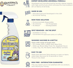 Grandmas Secret Spot Remover & Laundry Spray Bundle