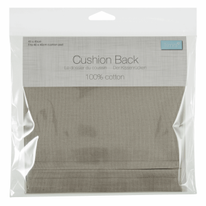 Natural Cushion Back with Zipper