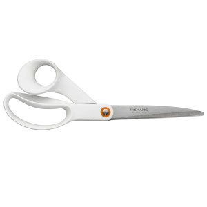 Fiskars General Purpose Scissors White 24cm/9.5in