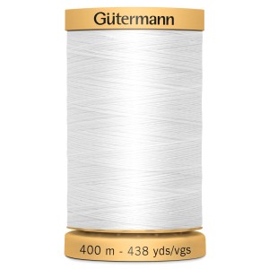 Gutermann Cotton 400m WHITE