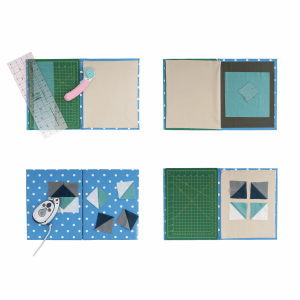4-in-1 Quilter's Multi Mat. Cutting Mat, Ironing Board, Anti Skid Sheet & Pattern marking Sheet - Flowers