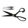 Scissors Gift Set Dressmaking Scissors: Heavy Duty (23cm) and Thread Snips (10cm) Black