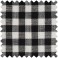 Knitting Pin Wrap (XL): Monochrome Gingham