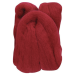 Natural Wool Roving: Red: 20g: