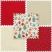 Fat Quarter Pack of 5 pieces - Gingerbread