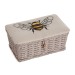 HobbyGift Sewing Box Small Linen Bee