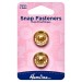 Hemline Snap Fasteners Sew-on Gold 18mm Pack of 2