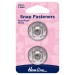 Hemline Snaps Fasteners Sew-On Silver 25mm Pack of 2