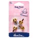 Hemline Base Nails 15mm Gold 4 Pieces