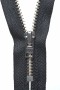 YKK Metal Trouser Zip 18cm Black