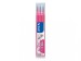 Pilot FriXion Ball Erasable Gel Pen REFILLS, Pack 3 Medium Tip, PINK