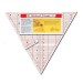 Sew Easy Ruler - 60 Degree Triangle - 8 x 9.25in