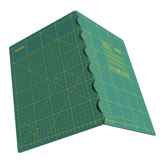 Olfa Folding Cutting Mat - Medium 42 x 30cm (17 x 12") Metric & Imperial