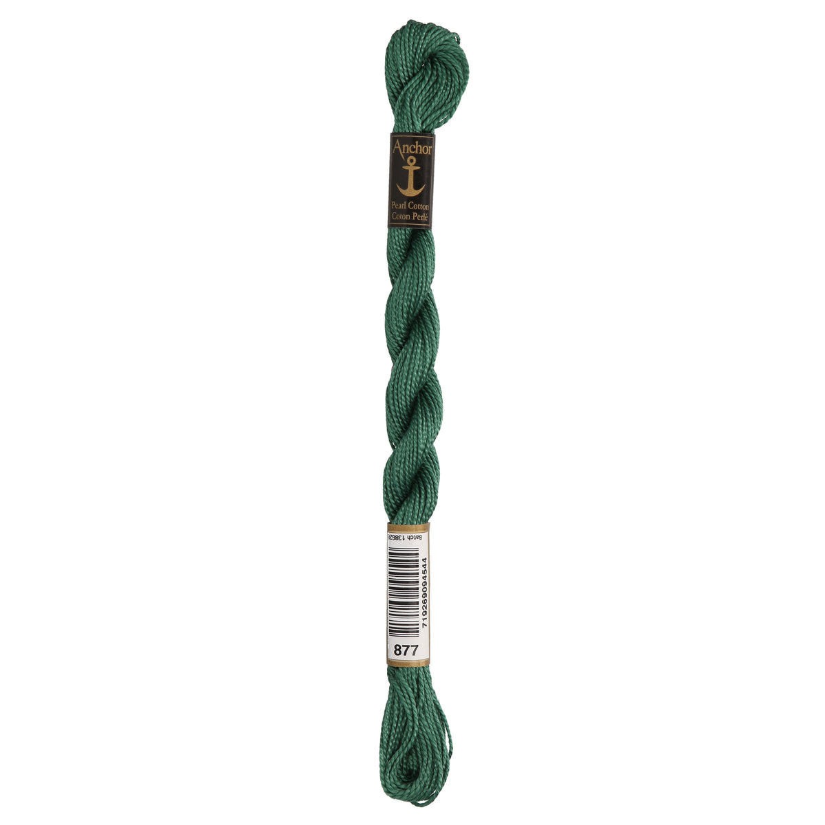 Anchor Pearl 5 Skein 5g (22m) Col.877 Green