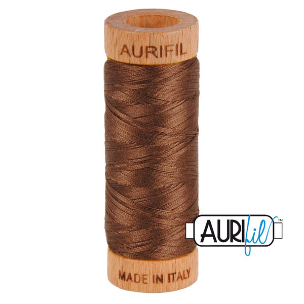 Aurifil 80 1285 Medium Bark 274m