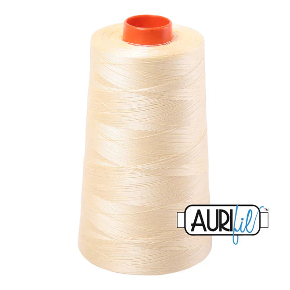 Aurifil 50 Light Lemon 2110 5900m Cone