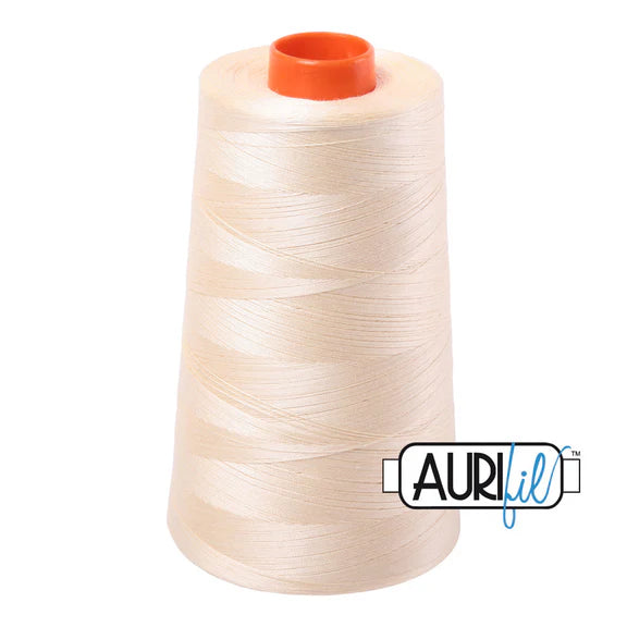 Aurifil 50 Butter 2123 5900m Cone