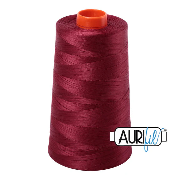 Aurifil 50 Dark Carmine Red 2460 5900m Cone