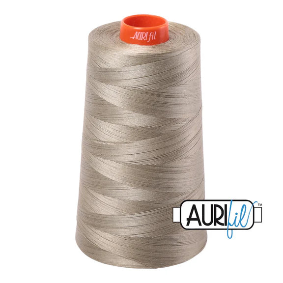 Aurifil 50 Light Khaki Green 2900 5900m Cone