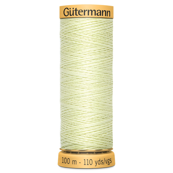 Gutermann Cotton 128 Pale Green 100m Reel