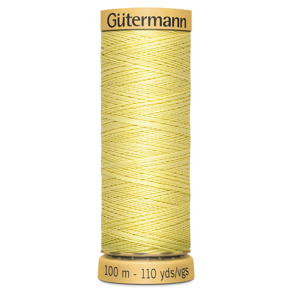 Gutermann Cotton 349 Pale Yellow 100m Reel