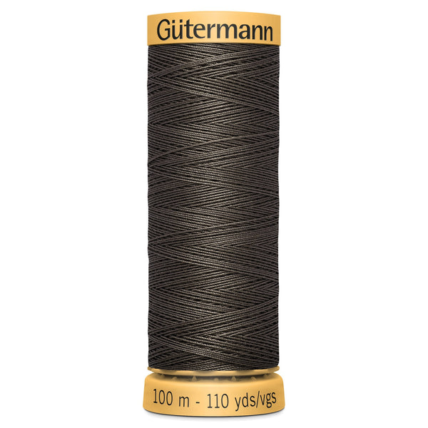 Gutermann Cotton 513 Stainless Steel Grey 100m Reel