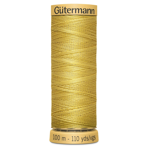 Gutermann Cotton 758 Dandilion Yellow 100m Reel
