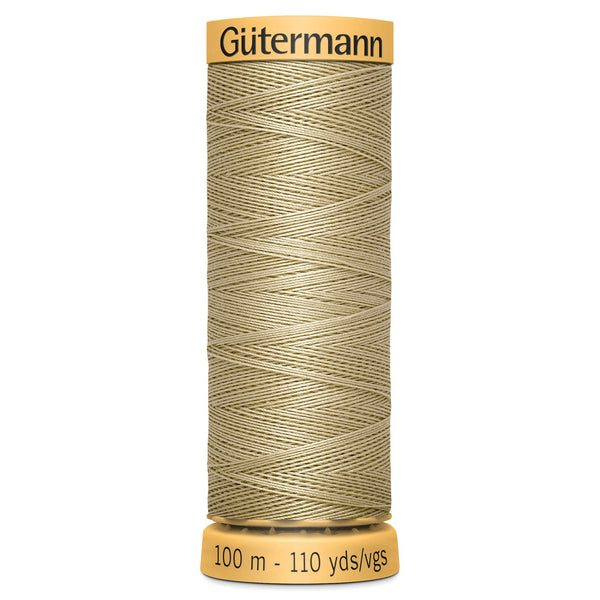 Gutermann Cotton 927 Cream Pumpkin 100m Reel